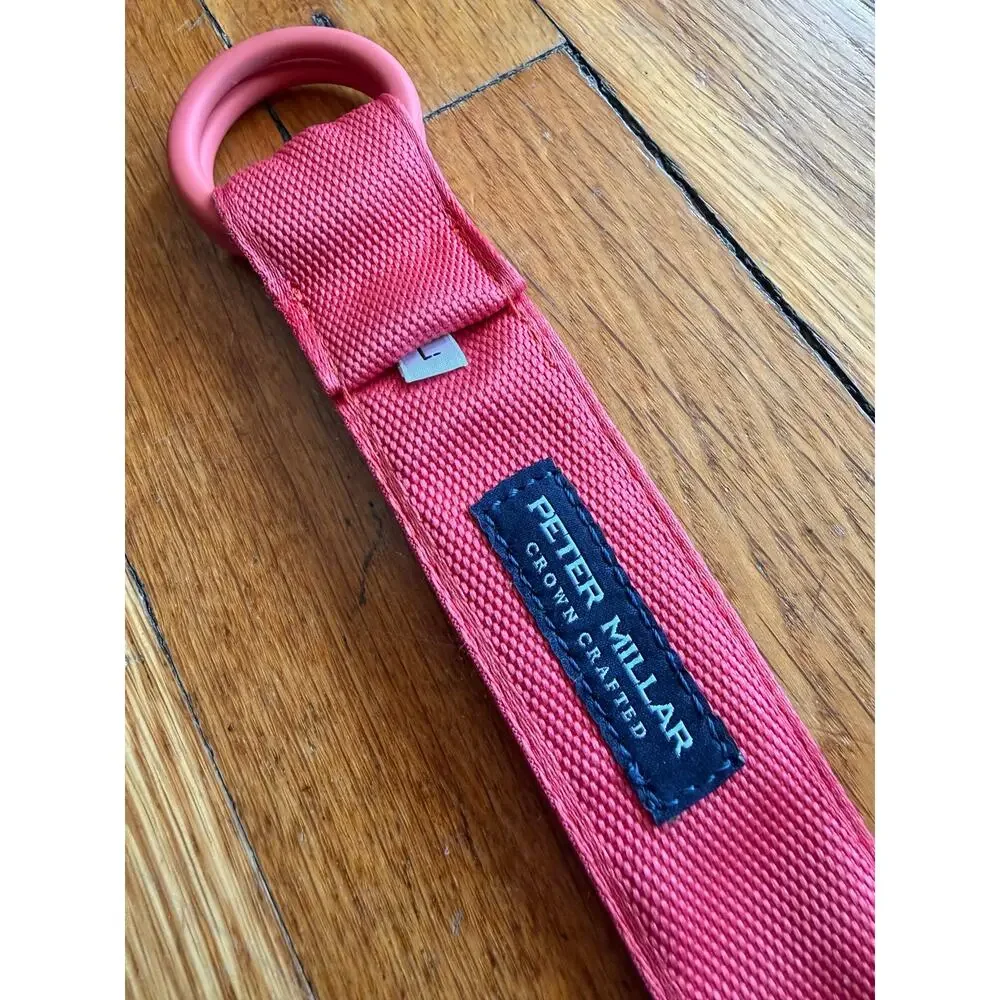 PETER MILLAR Performance O-Ring Belt Unisex sz L | Color: RPear